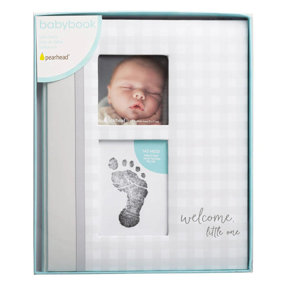 Pearhead Gingham Babybook
