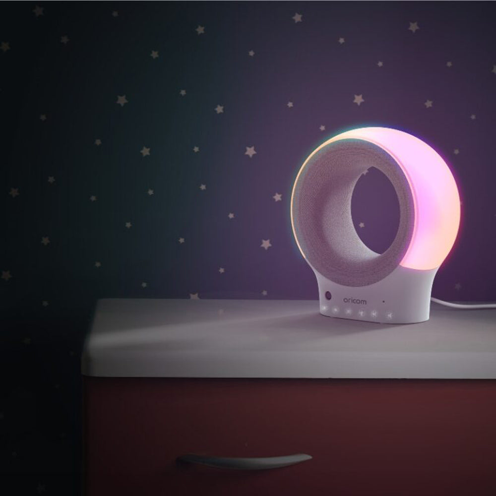 Oricom Eclipse Smart Sound Soother with Nightlight, Bluetooth Speaker and Audio Monitor