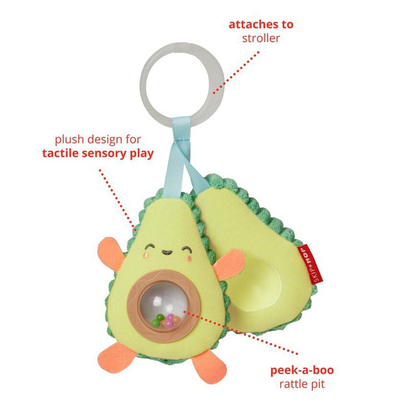 Skip Hop Farmstand Avocado Stroller Toy