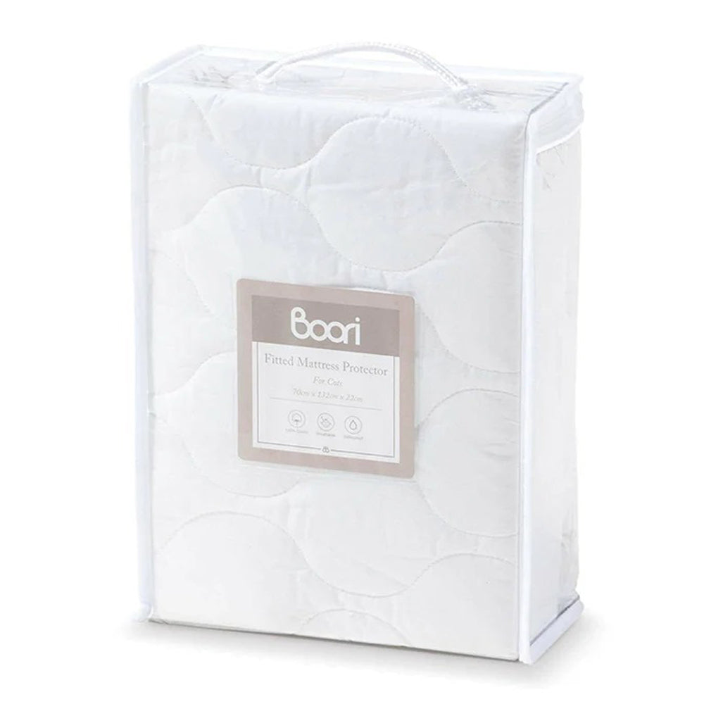 Boori Cot Bed Fitted Mattress Protector