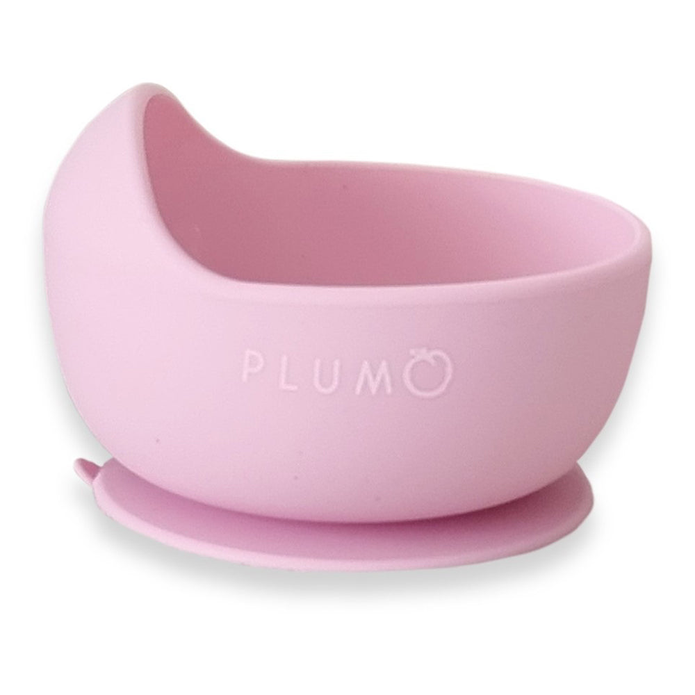 Plum Silicone Duck Egg Bowl Powder Pink