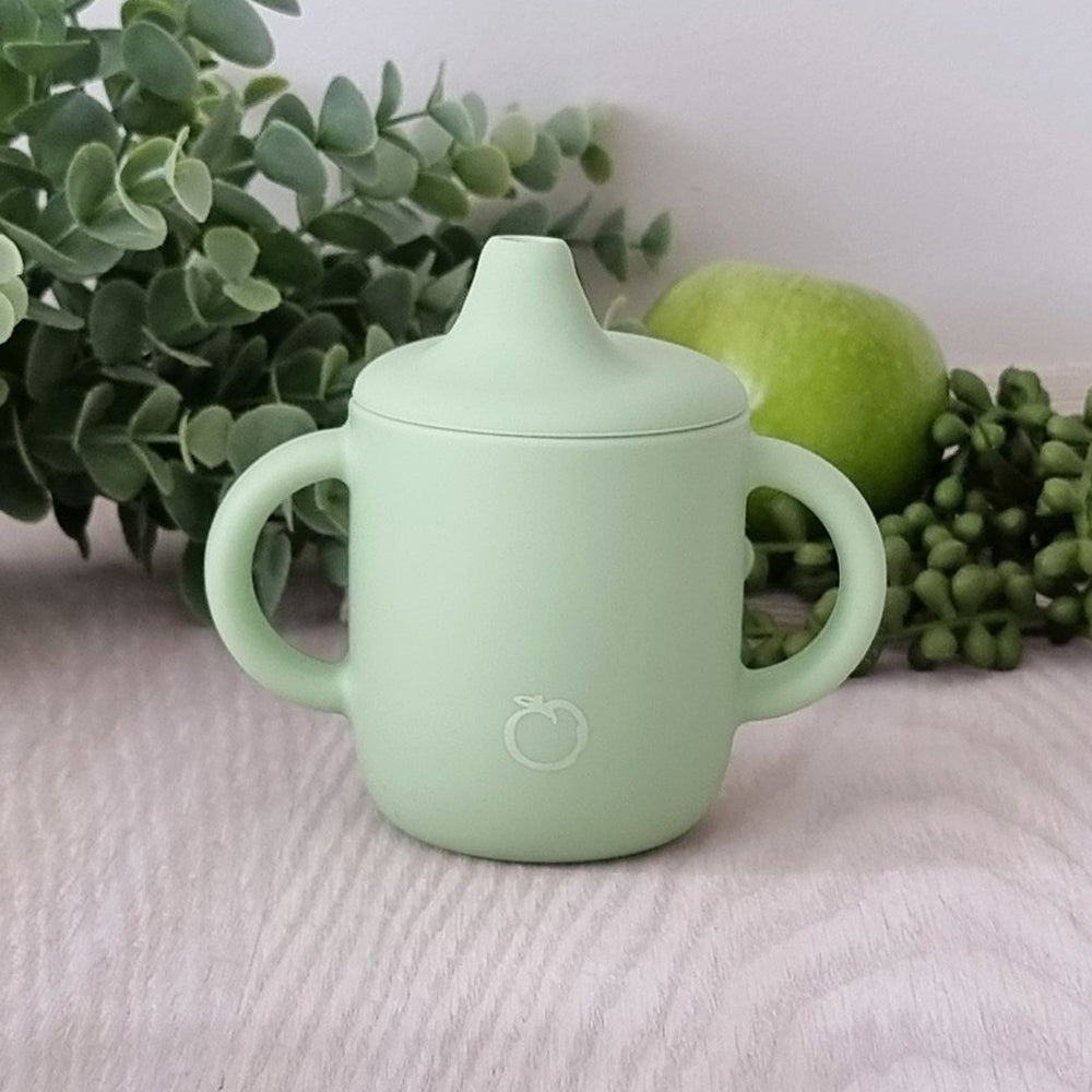 Plum Silicone Sippy Cup Olive