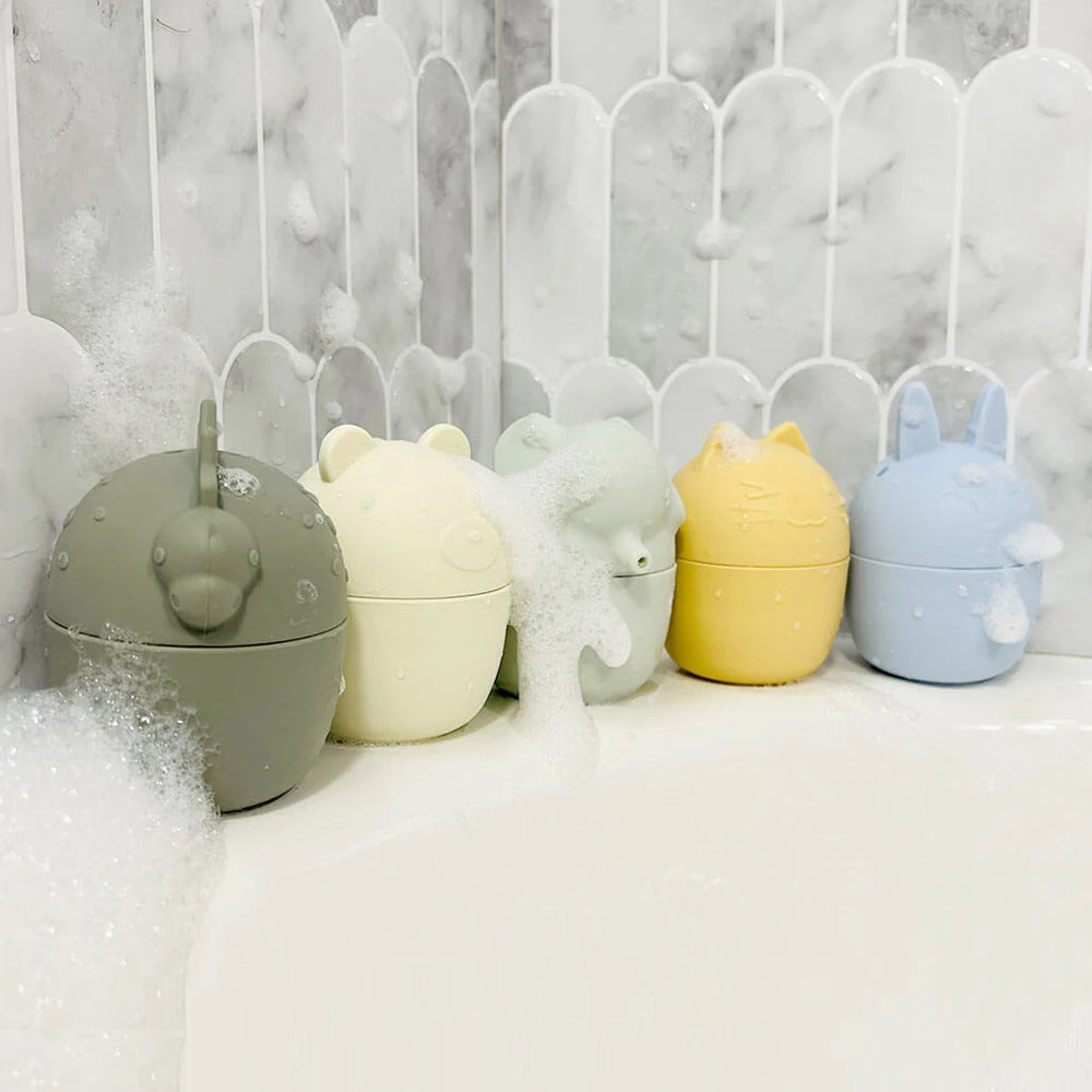 Cherub Baby Silicone Squeeze & Squirt Bath Toys 5pk Ocean