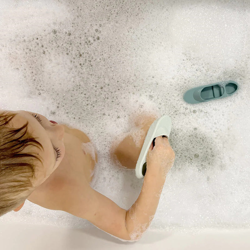 Cherub Baby Silicone Bath Toy Boats Oyster Sage