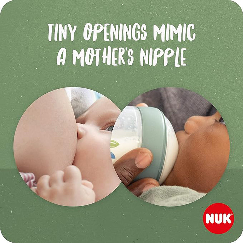 Nuk For Nature Teat 2pk Medium