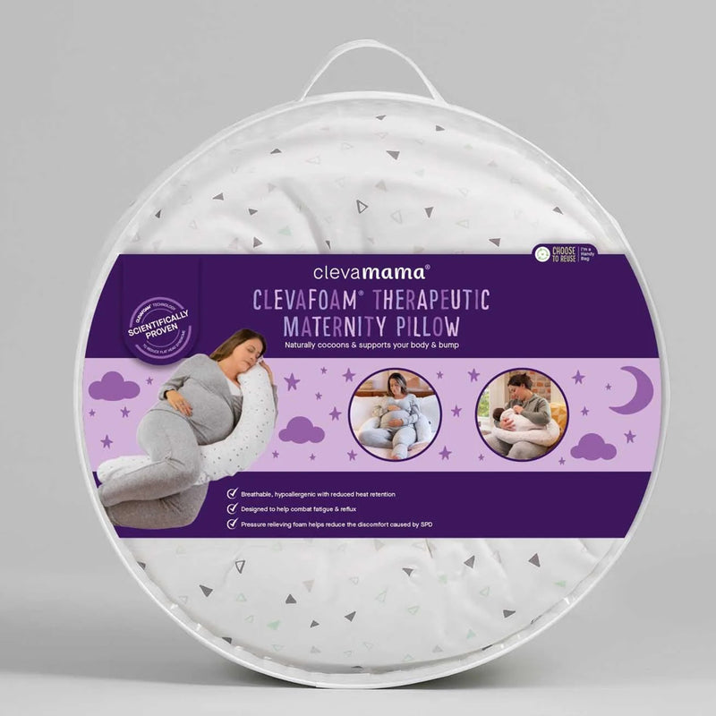 ClevaMama Clevafoam Maternity Pillow