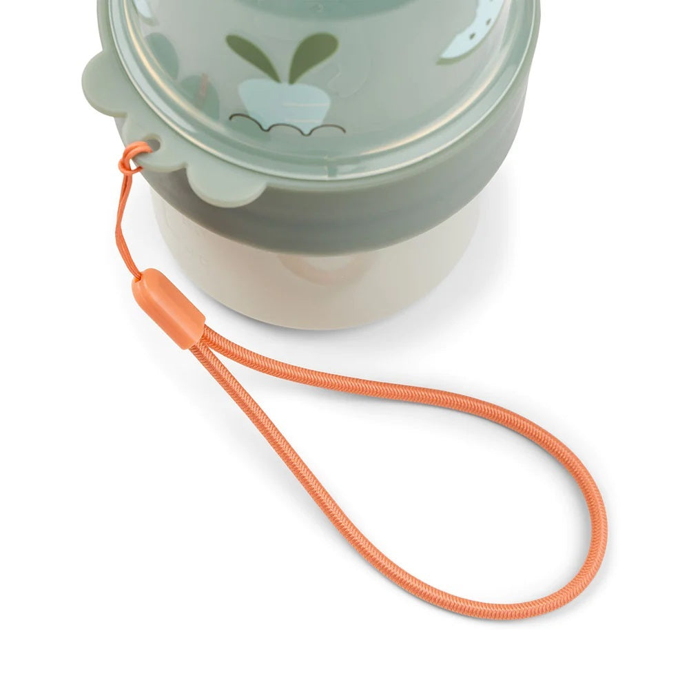 Done By Deer To Go 2-Way Snack Container Birdee Green