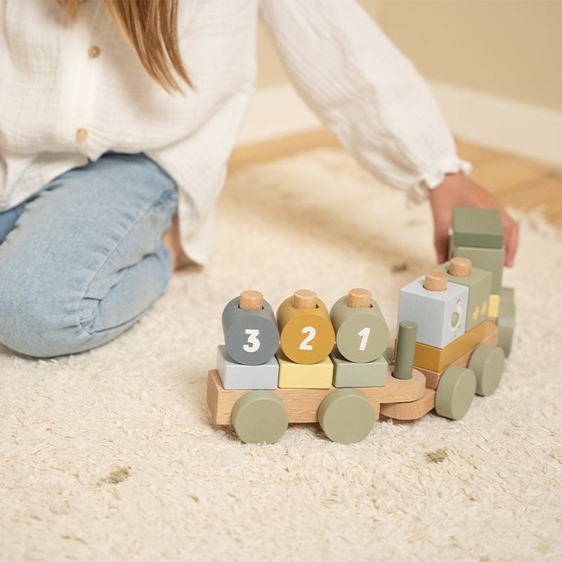 Little Dutch Little Farm Stacking Train Tractor