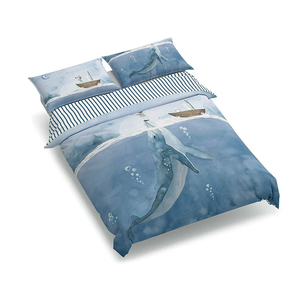 Boori Fantasy Whale Bedding Set (3 Pcs) Double Bed