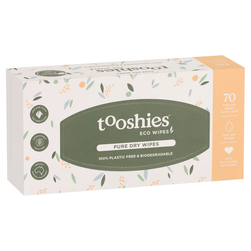 Tooshies Eco Dry Wipes 70pk