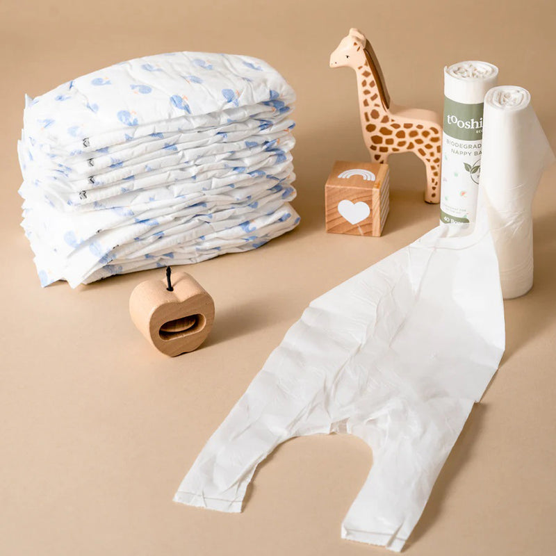 Tooshies Biodegradable Nappy Bags 40pk