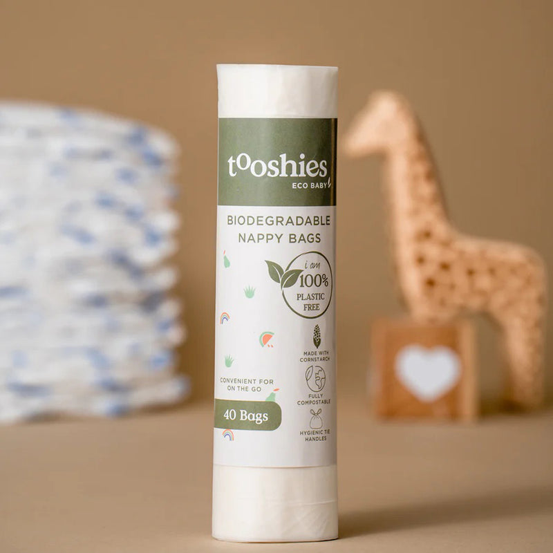 Tooshies Biodegradable Nappy Bags 40pk