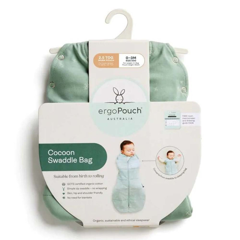 ErgoPouch 2.5 Tog Cocoon Swaddle Willow