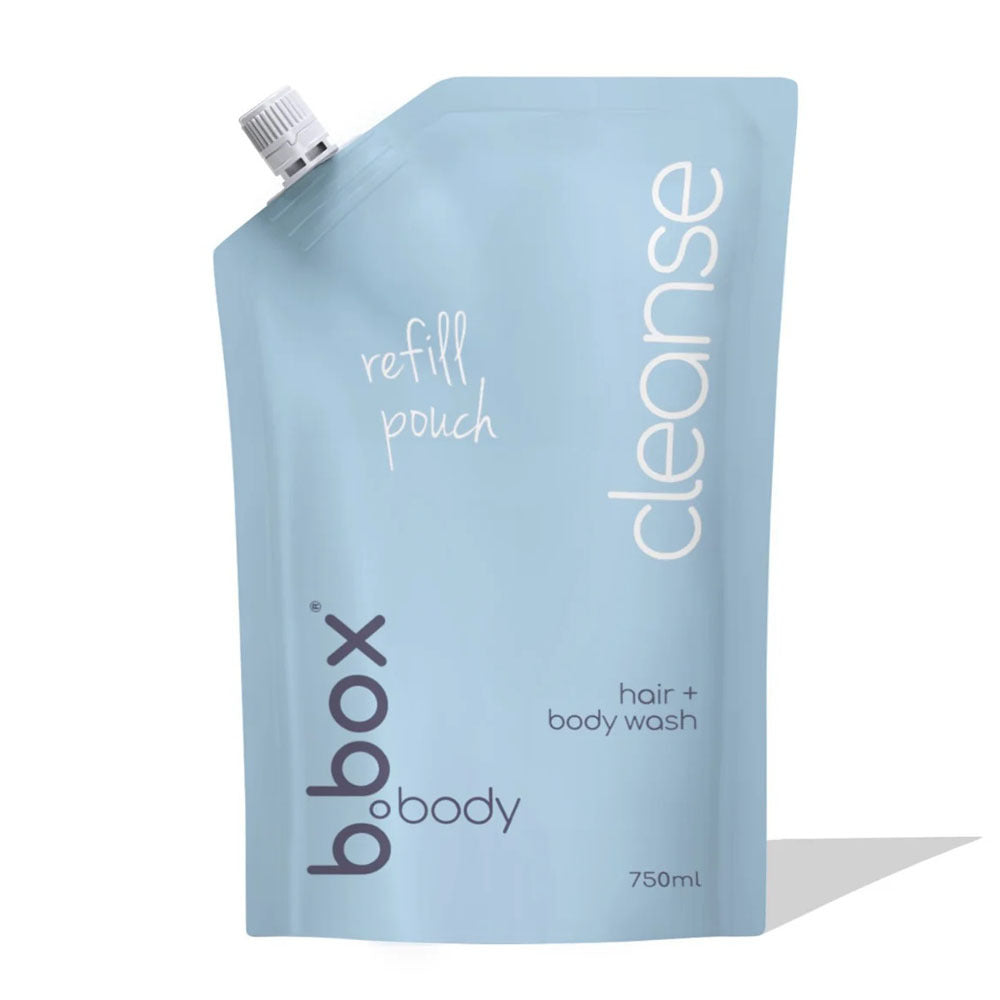 B.Box Cleanse  750ml Hair And Body Wash Refill Pouch