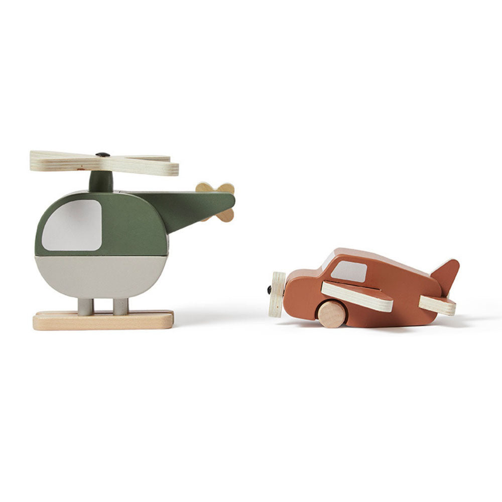 Flexa Wooden Helicopter And Plane