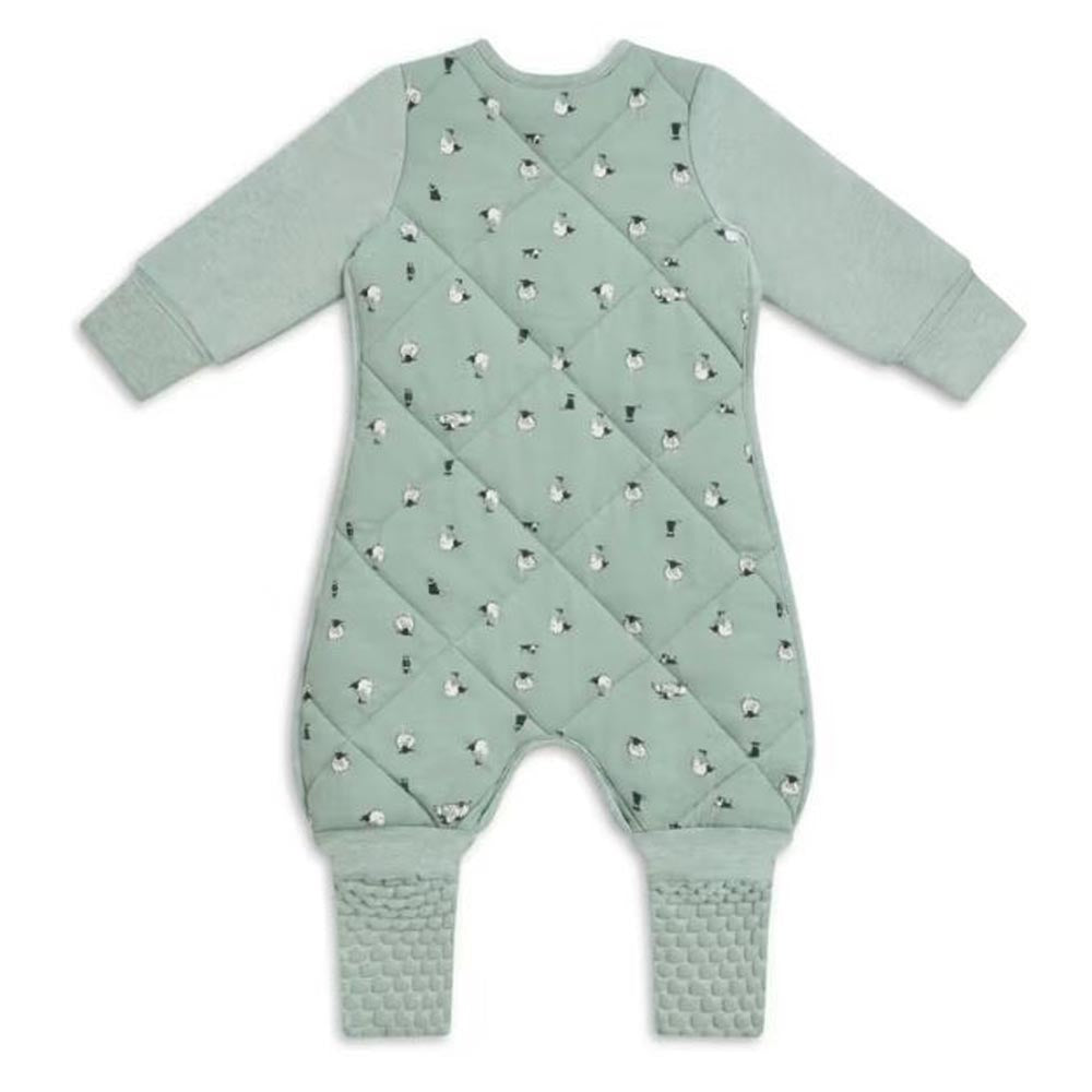 Love To Dream Organic Cotton Sleep Suit With Merino Wool 2.5 Tog Olive - Lamb's Best Friend