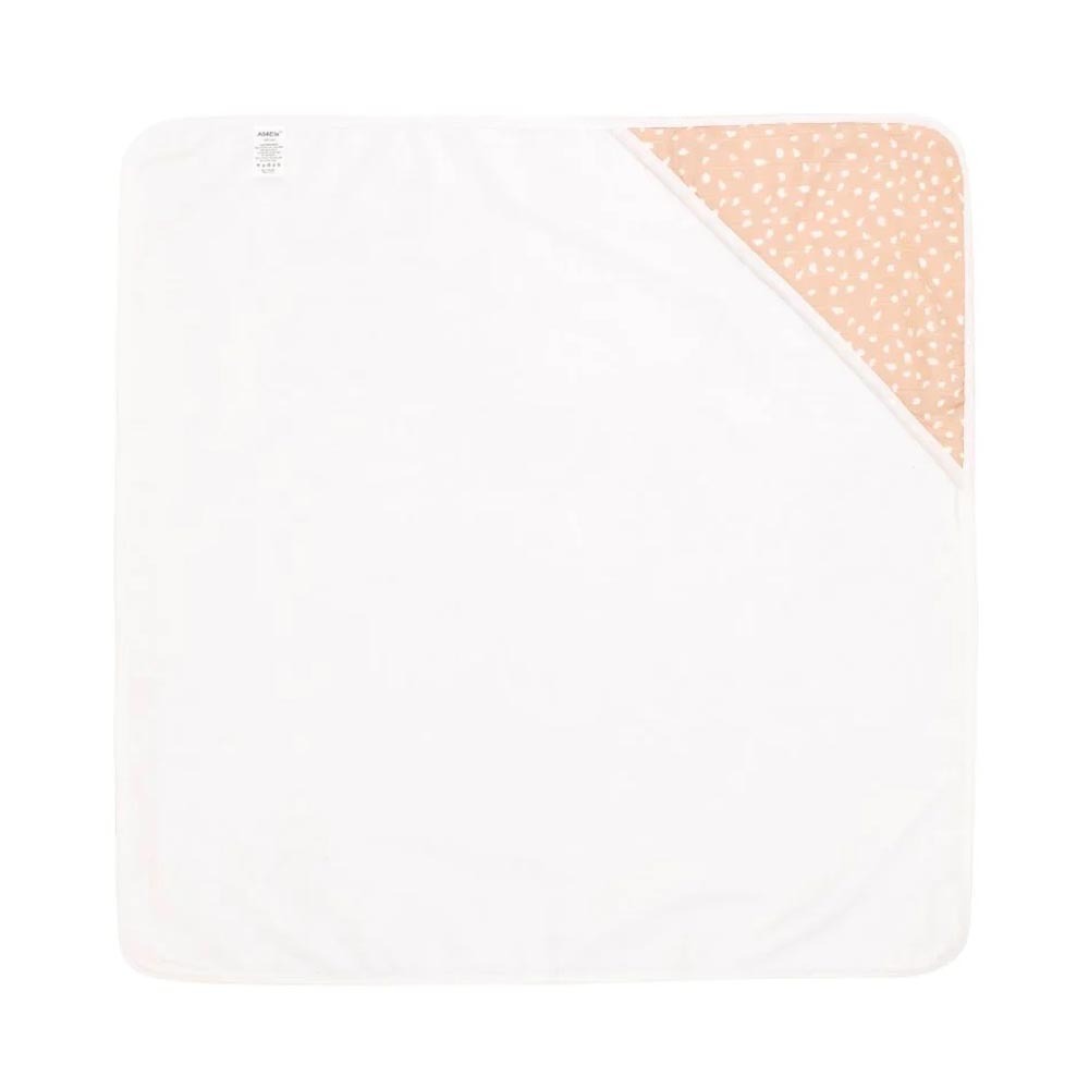 All4Ella Hooded Towel Beige Dots