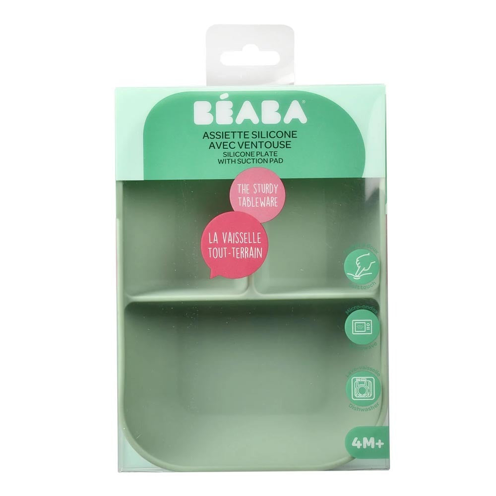 Beaba Silicone Suction Divided Plate