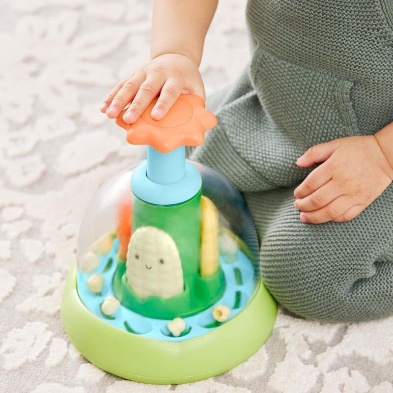 Skip Hop Farmstand Push & Spin Baby Toy