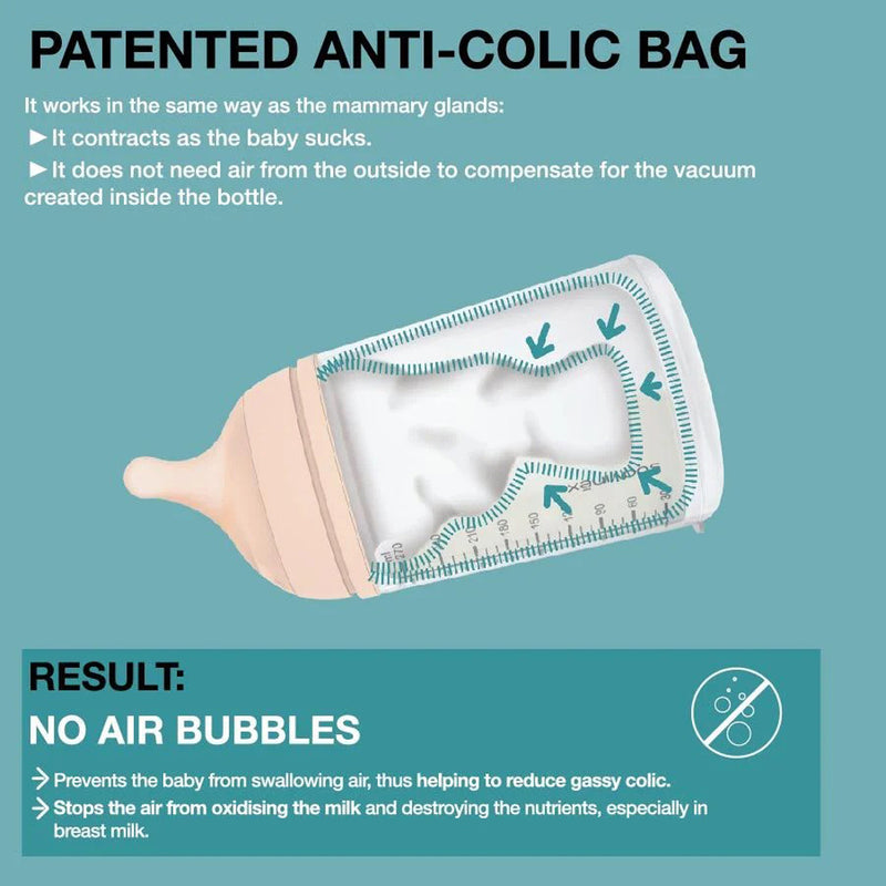 Suavinex Zero Zero Anti Colic Bottle 180ml Slow Flow 0M+
