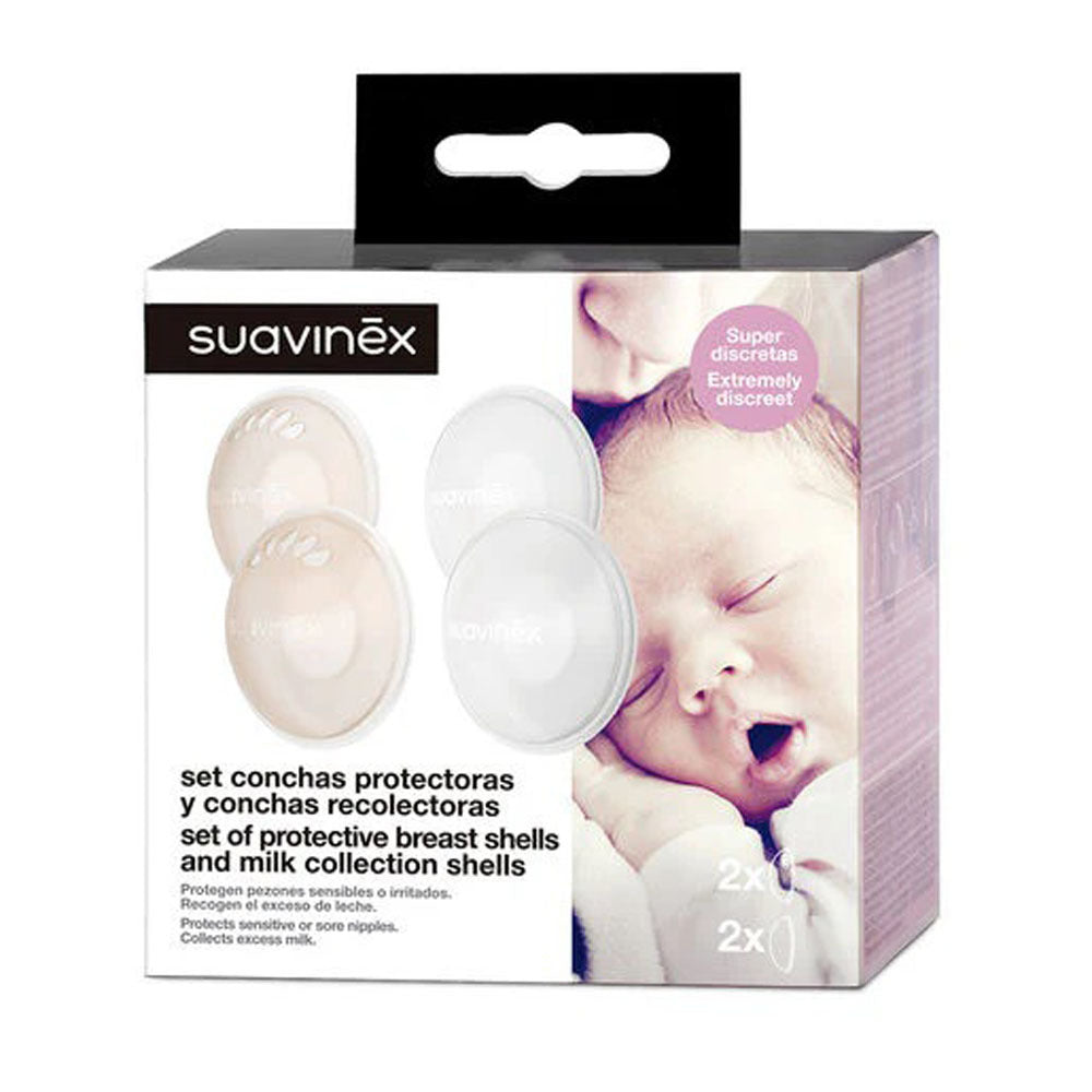Suavinex Protective Breast And Milk Collection Shells 2pk