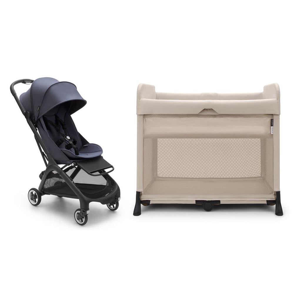 Bugaboo Butterfly Stroller + Stardust Plus Travel Cot