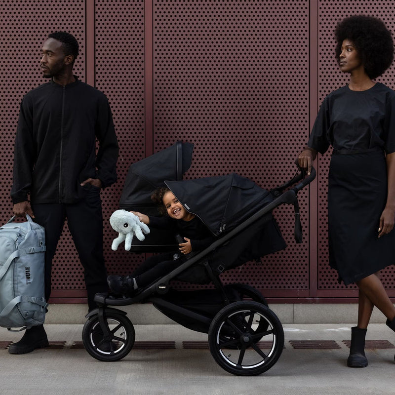 Thule Urban Glide 3 Double Pram + Bassinet Black