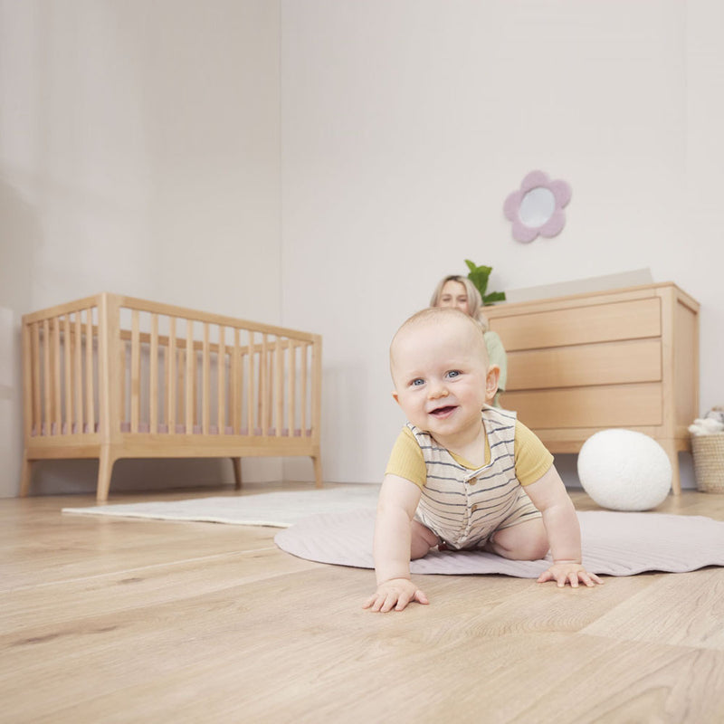 BabyRest Amara Cot + Dresser + Mattress