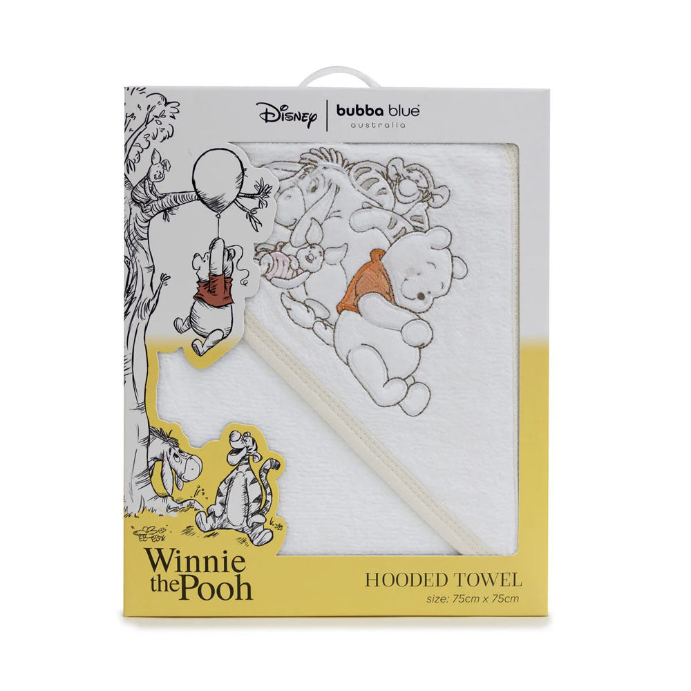 Bubba Blue Winnie The Pooh Hooded Towel