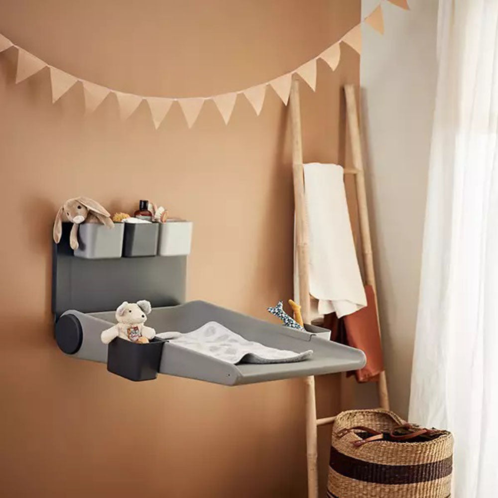 Leander Wall Changing Table Dusty Grey