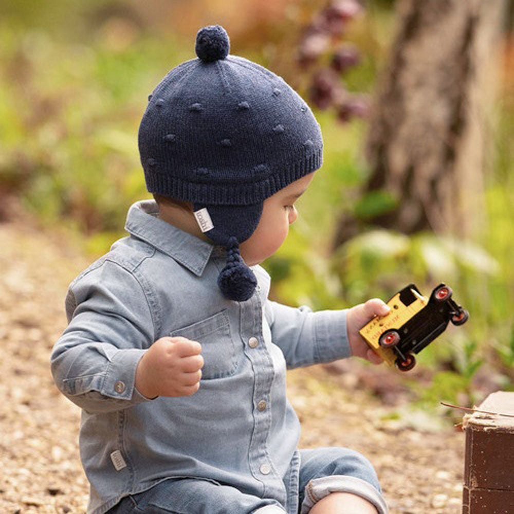 Toshi Organic Earmuff Beanie Popcorn/Ink