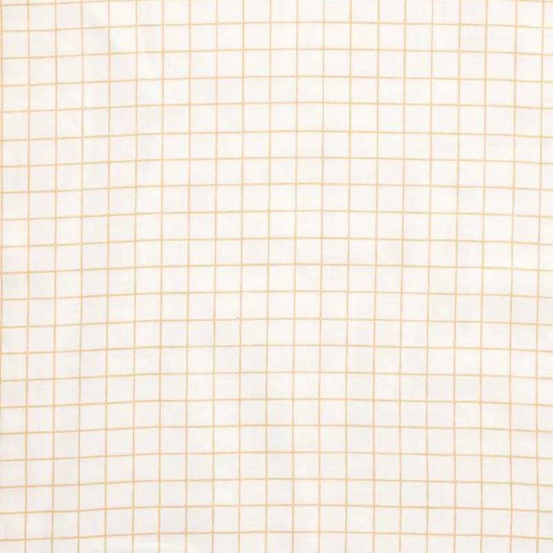 ErgoPouch 2 In 1 Waterproof Fitted Sheet Cot Caramel Grid