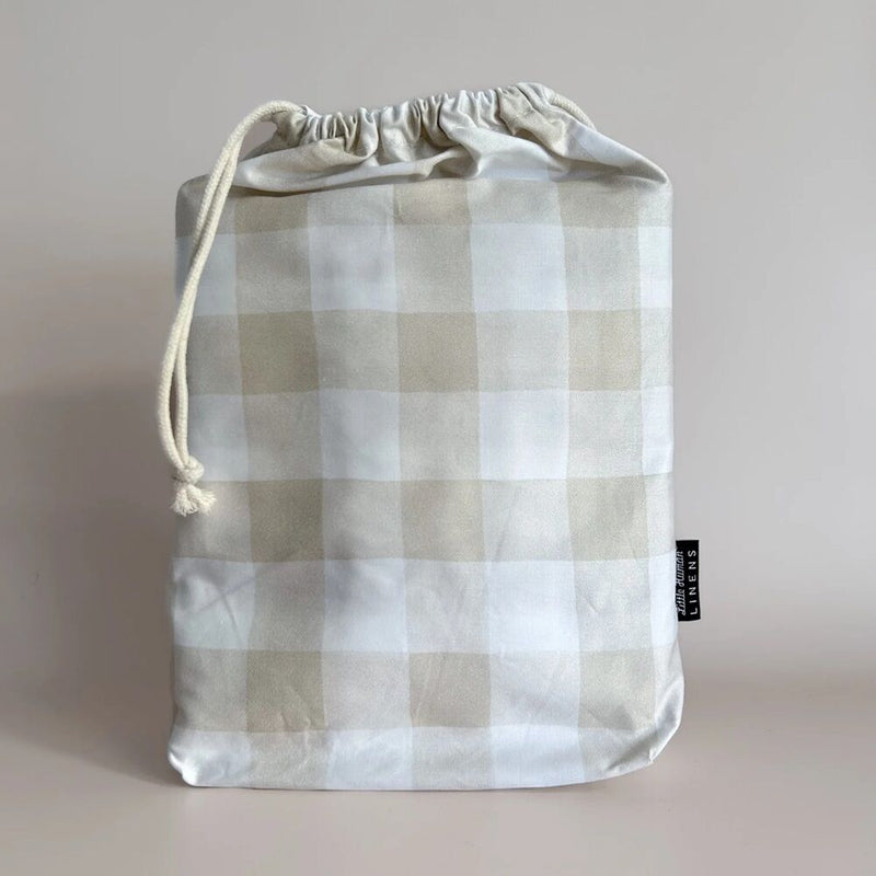 Little Human Linens Waterproof Mini Cot Sheet