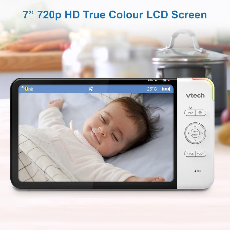 Vtech RM7764HDV2 2 Camera HD 7" Pan & Tilt Video Monitor With Remote Access