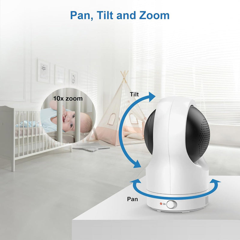 Vtech RM7764HDV2 2 Camera HD 7" Pan & Tilt Video Monitor With Remote Access