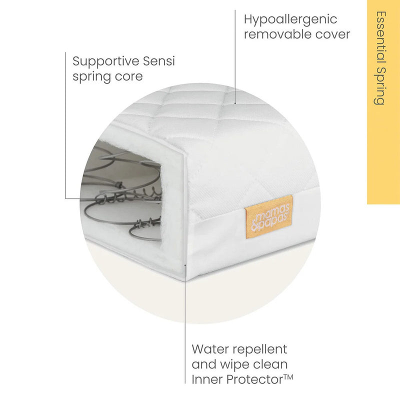 Mamas & Papas Cot Bed Essential Pocket Spring Mattress