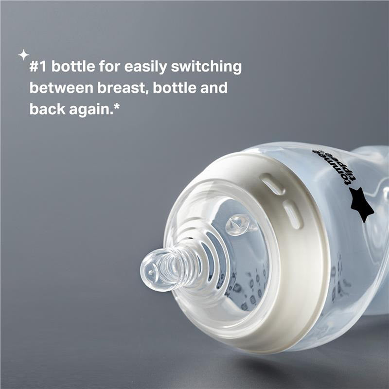 Tommee Tippee Natural Start 3x 260ml PP Bottles Girl