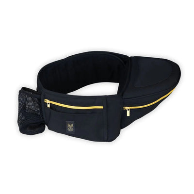 Hackerlily Hipsurfer Vegan Leather Hipseat Baby Carrier & Bum Bag Black