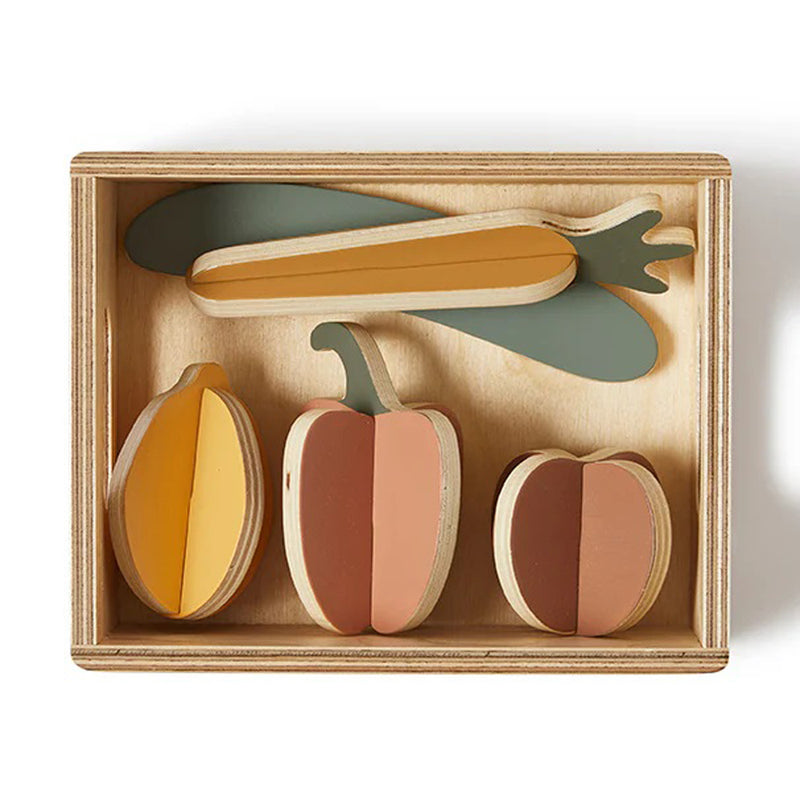 Flexa Vegetables Wooden Play Set