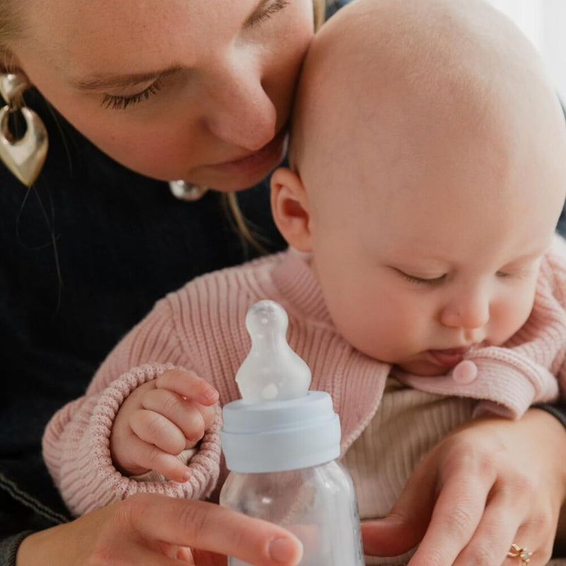 Bibs Dummies Silicone Baby Bottle Teats 2pk