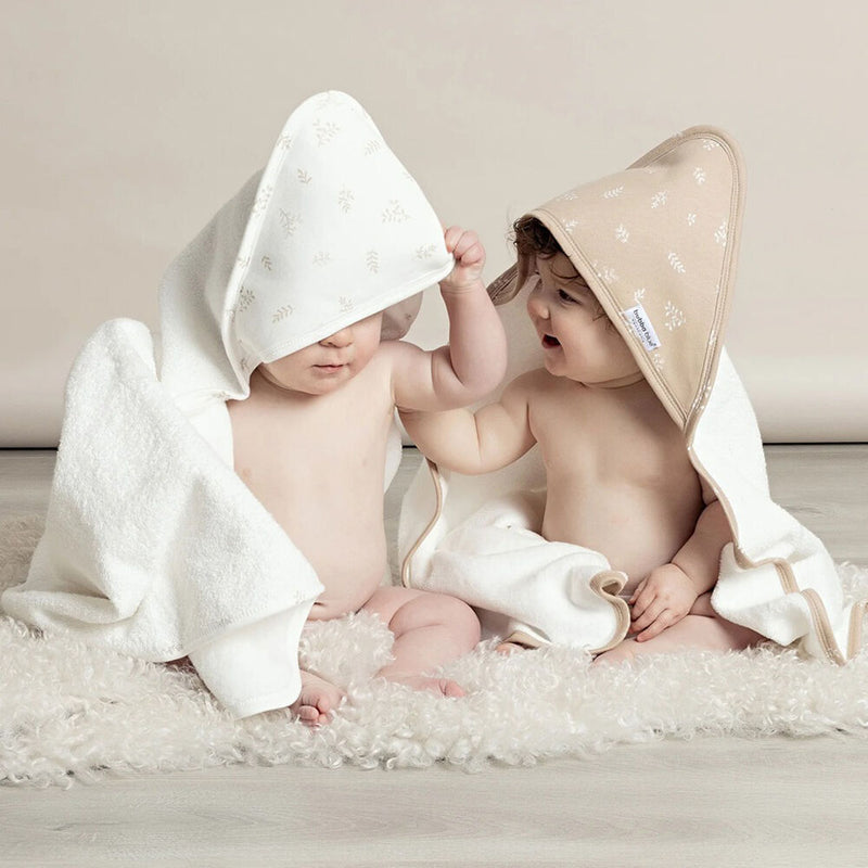 Bubba Blue Organic Chestnut 2pk Hooded Towels