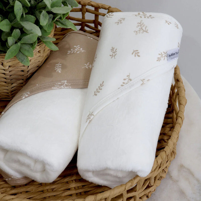 Bubba Blue Organic Chestnut 2pk Hooded Towels