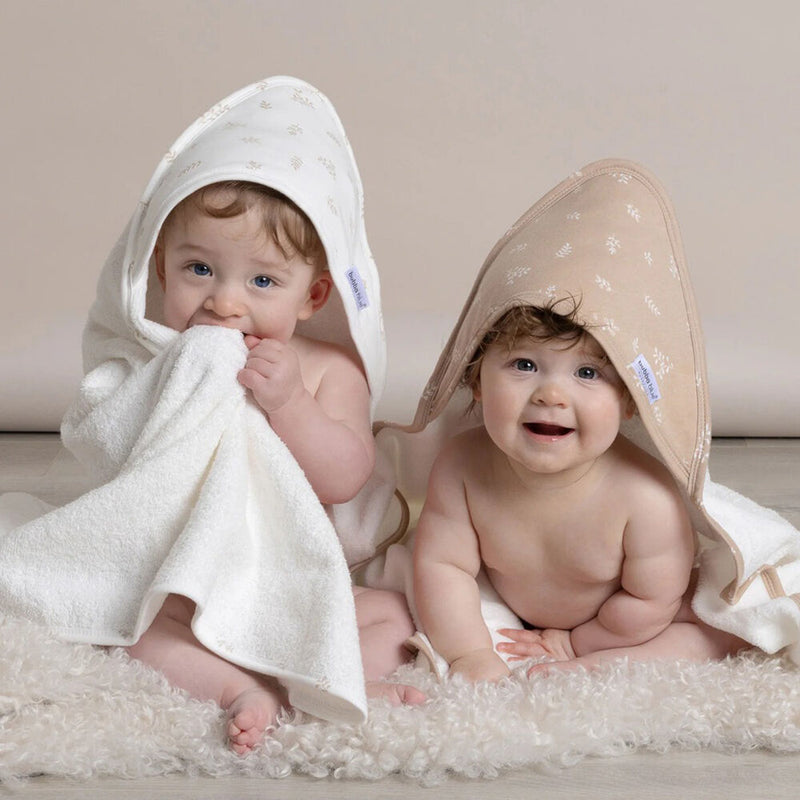 Bubba Blue Organic Chestnut 2pk Hooded Towels