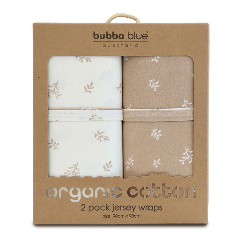 Bubba Blue Organic Chestnut 2pk Jersey Wraps