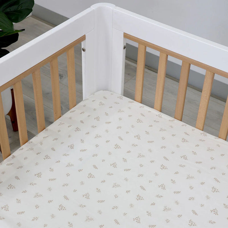 Bubba Blue Organic Chestnut 2pk Cot Fitted Sheets
