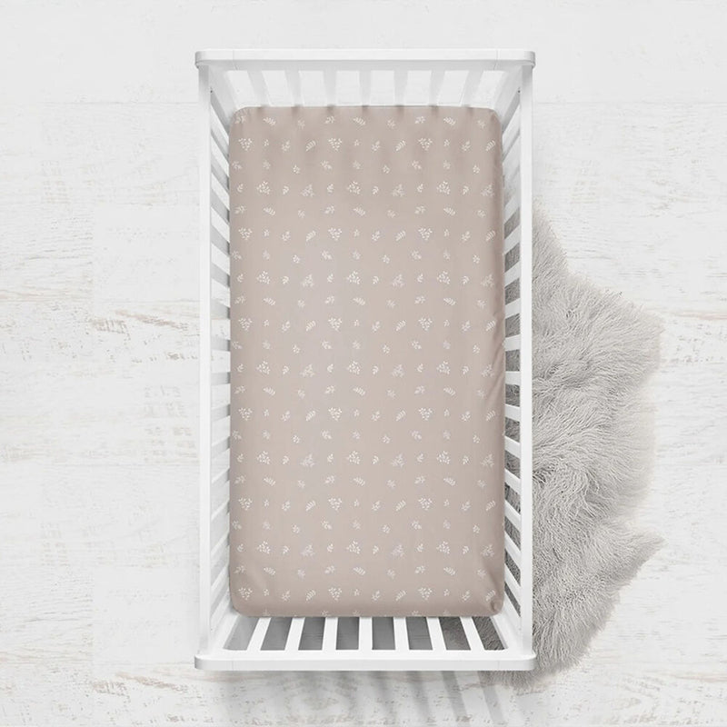 Bubba Blue Organic Chestnut 2pk Cot Fitted Sheets