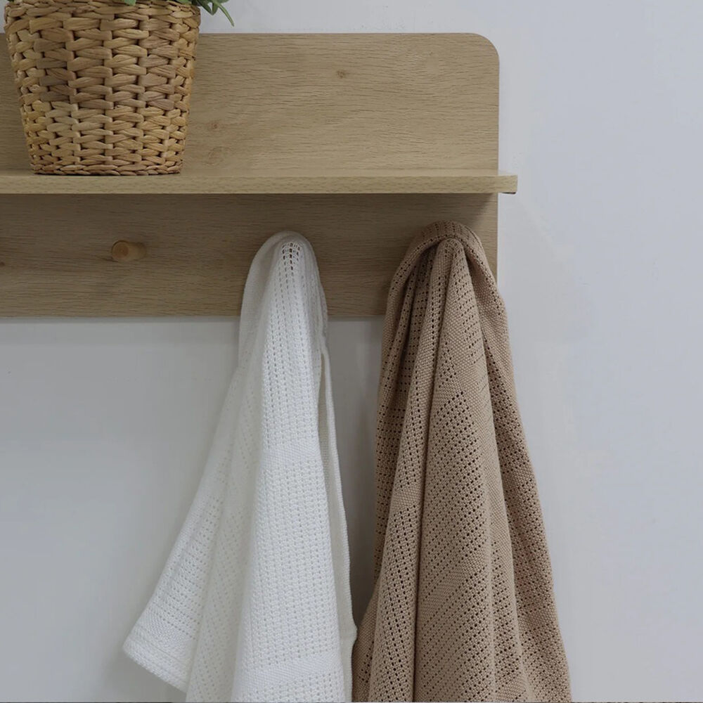 Bubba Blue Organic Chestnut 2pk Cellular Blankets