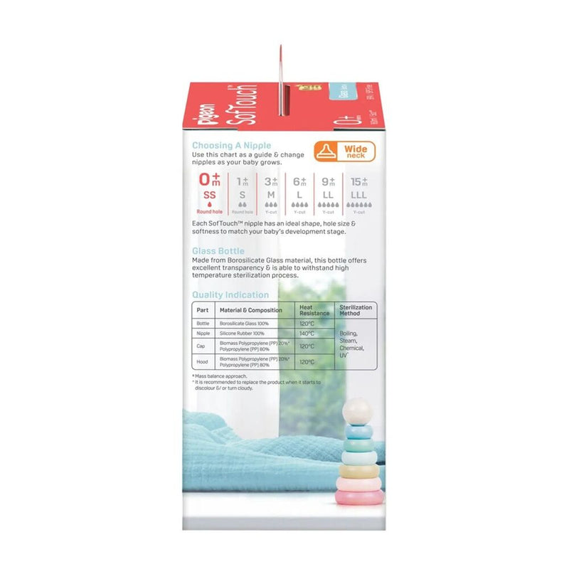 Pigeon Softouch BPP Glass Bottle