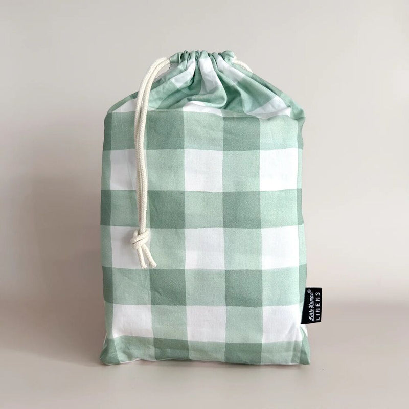 Little Human Linens Waterproof Mini Cot Sheet