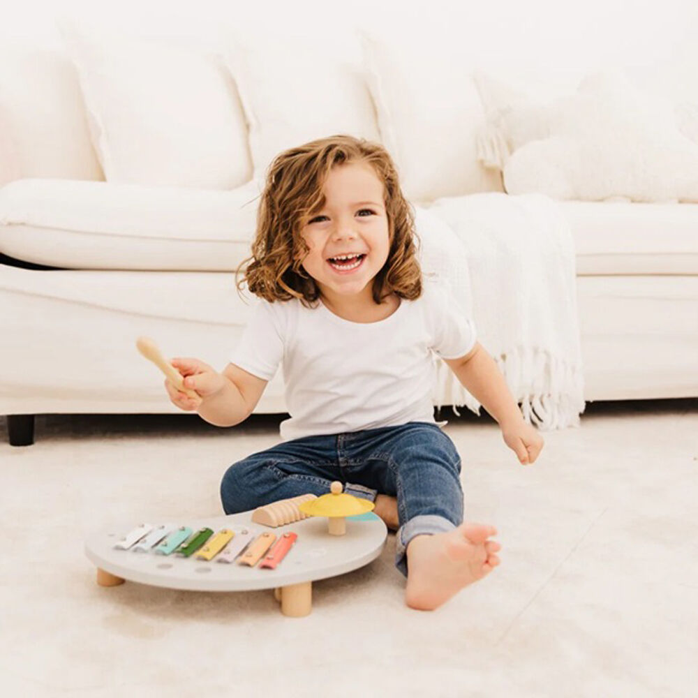 Bubble Wooden Music Table